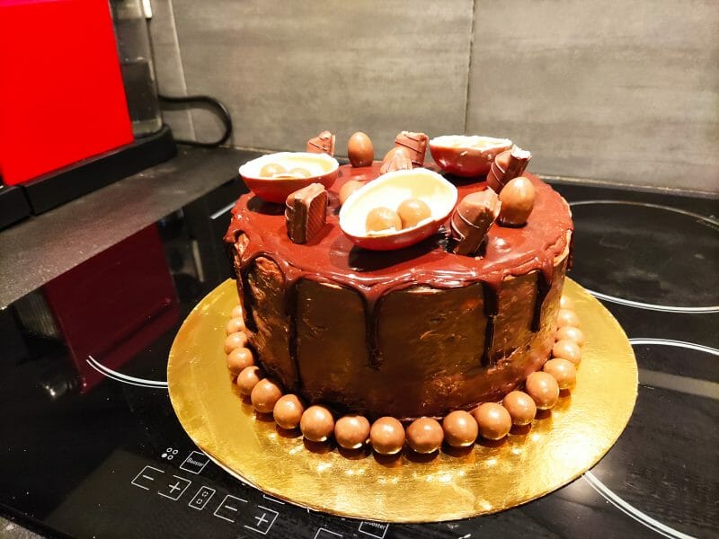 Cliquez pour zoomer ! Layer cake Kinder Bueno Thermomix par Elororo