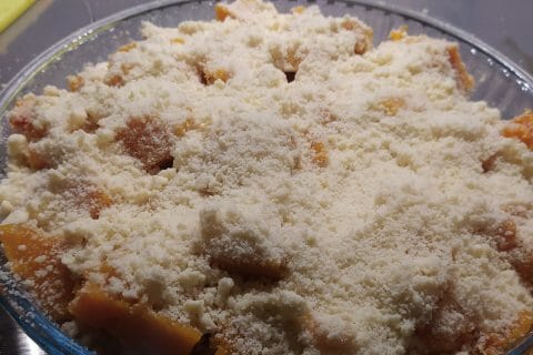 Cliquez pour zoomer ! Crumble poulet, courgettes et parmesan Thermomix par Sandra_25