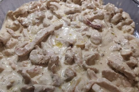 Cliquez pour zoomer ! Crumble poulet, courgettes et parmesan Thermomix par Sandra_25