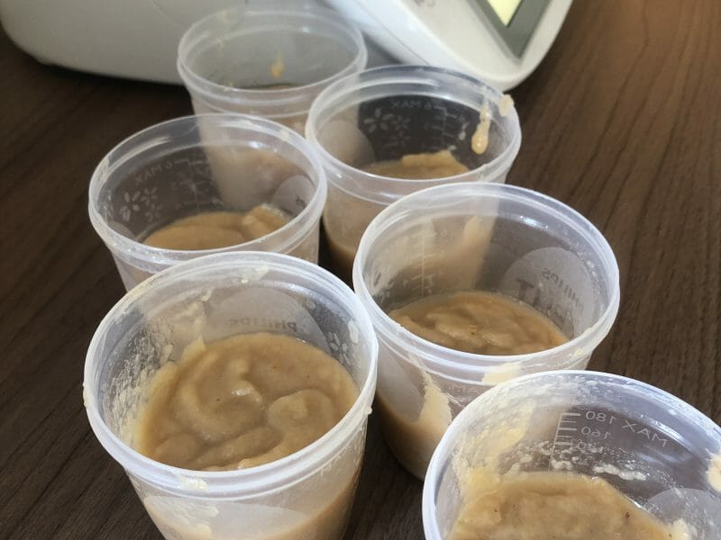 Cliquez pour zoomer ! Compote de pommes, bananes et miel Thermomix par Ju_12