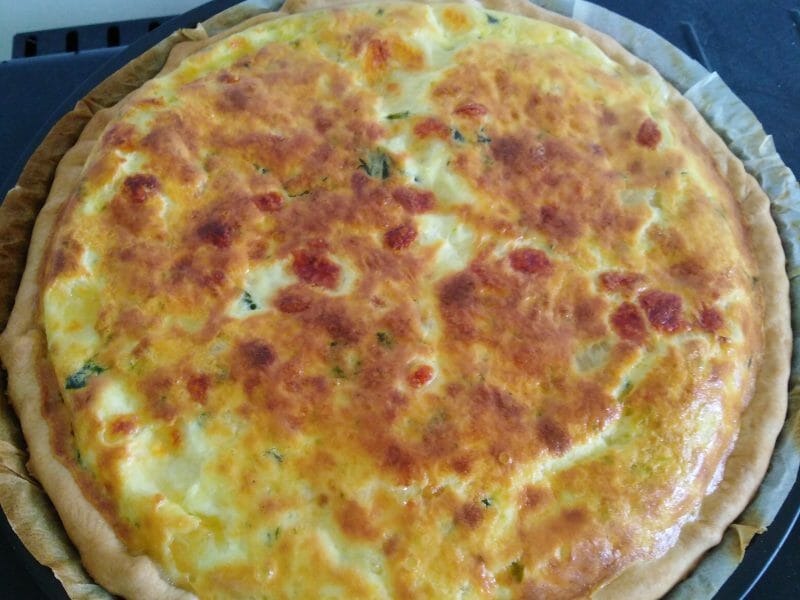Cliquez pour zoomer ! Quiche au vert de blettes Thermomix par MLG3