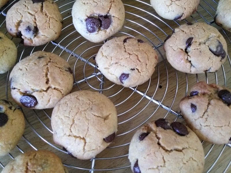 Cliquez pour zoomer ! Cookies beurre de cacahuète et pépites de chocolat Thermomix par MLG3