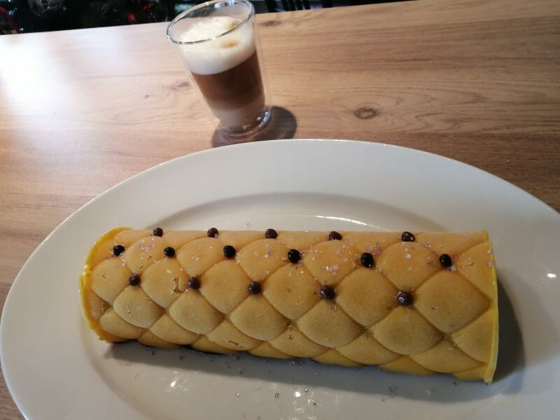 Cliquez pour zoomer ! Bûche glacée mangue et framboise Thermomix par Emmye1010