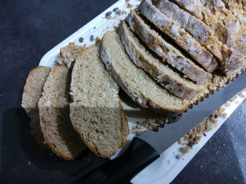 Cliquez pour zoomer ! Pavé farine multi-céréales Thermomix par ayden