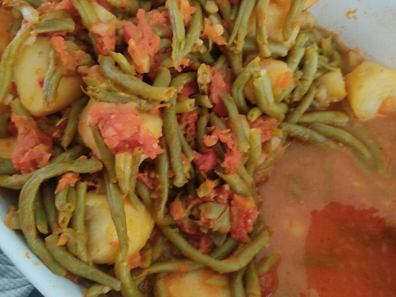 Cliquez pour zoomer ! Haricots verts à l’italienne Thermomix par boudemoune