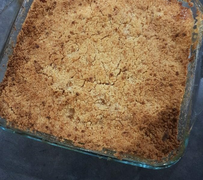 Cliquez pour zoomer ! Crumble pommes, poires et spéculoos Thermomix par Pamela_974