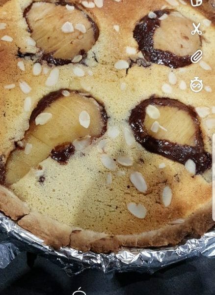 Cliquez pour zoomer ! Tarte poires et chocolat Thermomix par Pamela_974