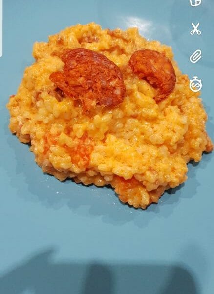 Cliquez pour zoomer ! Risotto au chorizo Thermomix par Pamela_974