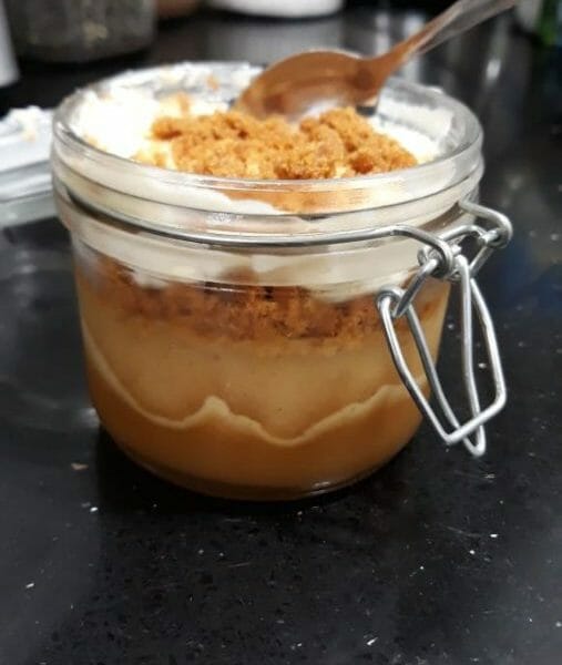 Cliquez pour zoomer ! Verrines pommes caramel et spéculoos Thermomix par Ichrak