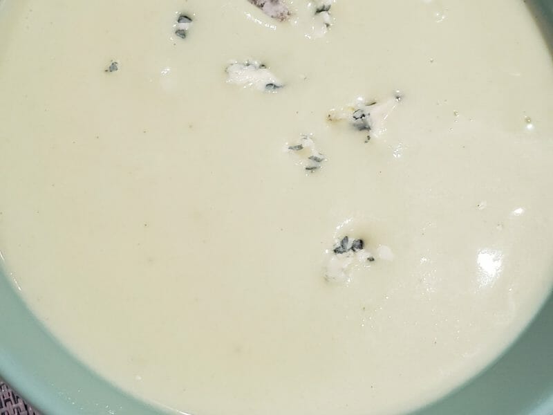 Cliquez pour zoomer ! Crème de courgettes à la fourme d’Ambert Thermomix par Nypher