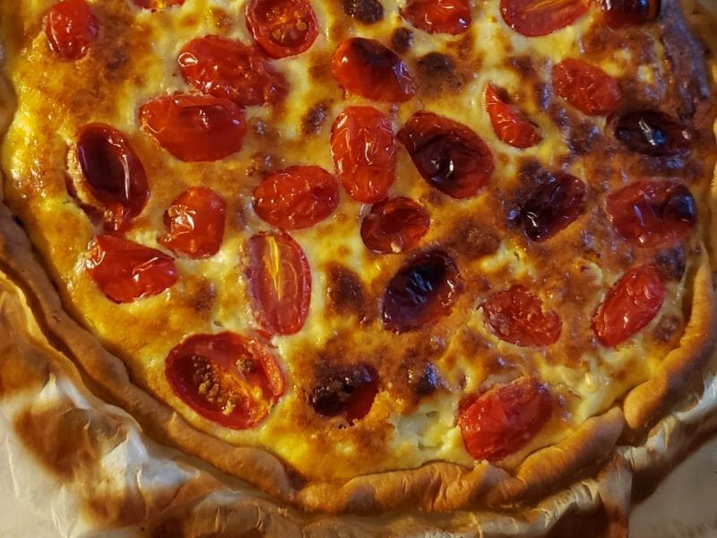 Cliquez pour zoomer ! Quiche poulet et tomates cerises Thermomix par Nypher