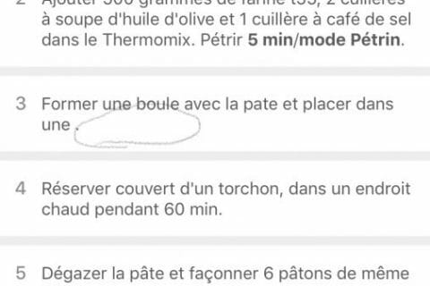 Photos des recettes