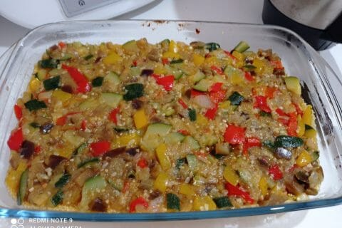 Cliquez pour zoomer ! Crumble aux légumes provençaux Thermomix par Joce81