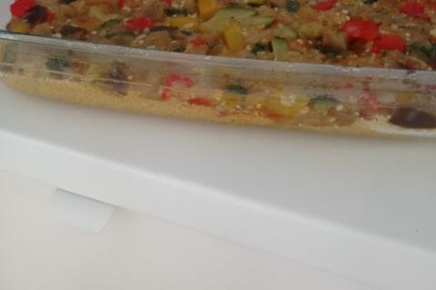 Cliquez pour zoomer ! Crumble aux légumes provençaux Thermomix par Joce81