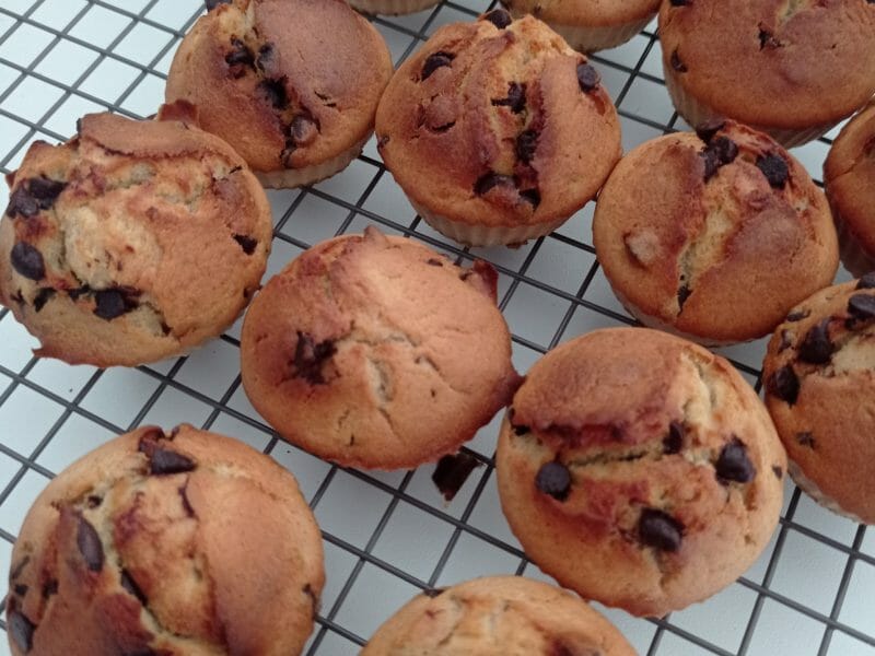 Cliquez pour zoomer ! Cake banane et pépites de chocolat Thermomix par Joce81