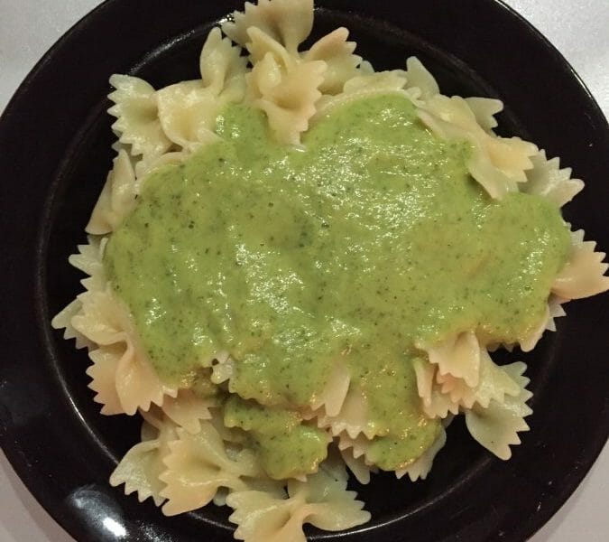 Cliquez pour zoomer ! Farfalle à la crème de courgettes Thermomix par PascaleDh