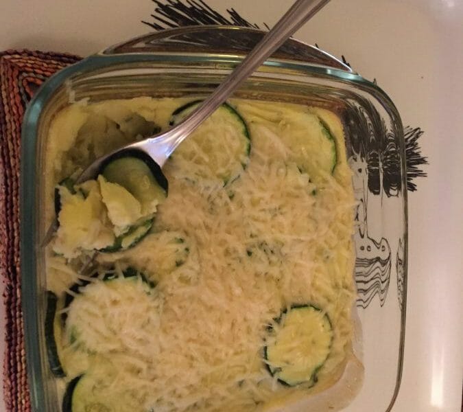 Cliquez pour zoomer ! Clafoutis courgettes et feta Thermomix par PascaleDh