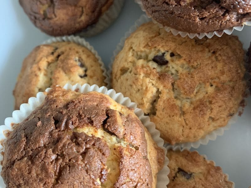 Cliquez pour zoomer ! Muffins à la banane Thermomix par lyssaleenne