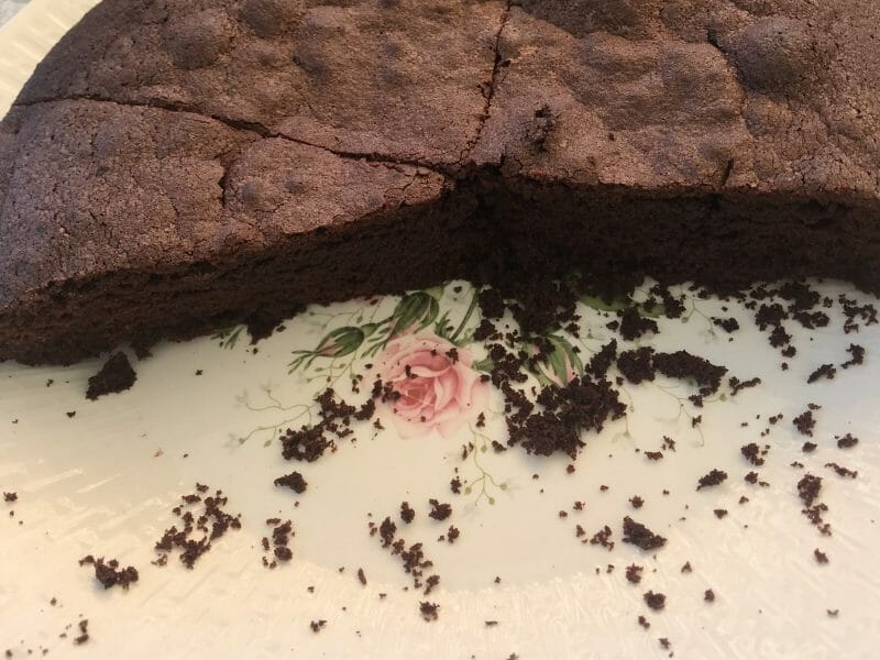 Cliquez pour zoomer ! Kladdkaka – Gâteau au chocolat suèdois Thermomix par Delph73