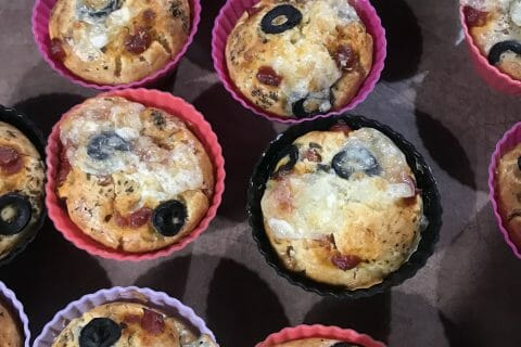 Cliquez pour zoomer ! Muffins salés façon pizza Thermomix par Delph73