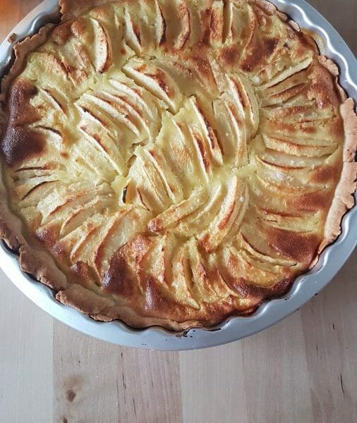 Cliquez pour zoomer ! Tarte normande aux pommes Thermomix par karibou62