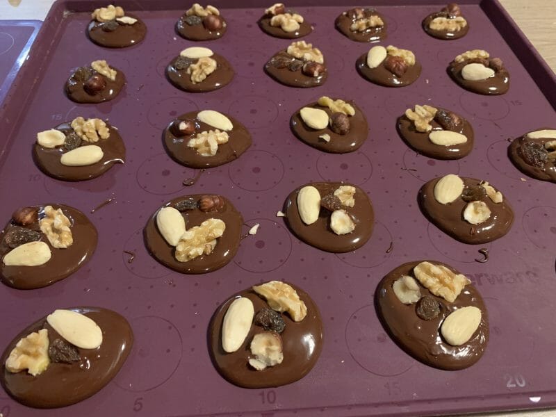 Cliquez pour zoomer ! Mendiants au chocolat Thermomix par JohSLL
