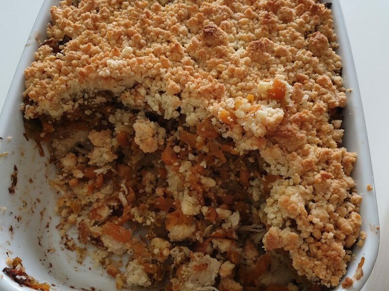 Cliquez pour zoomer ! Crumble poulet, courgettes et parmesan Thermomix par Julie_45