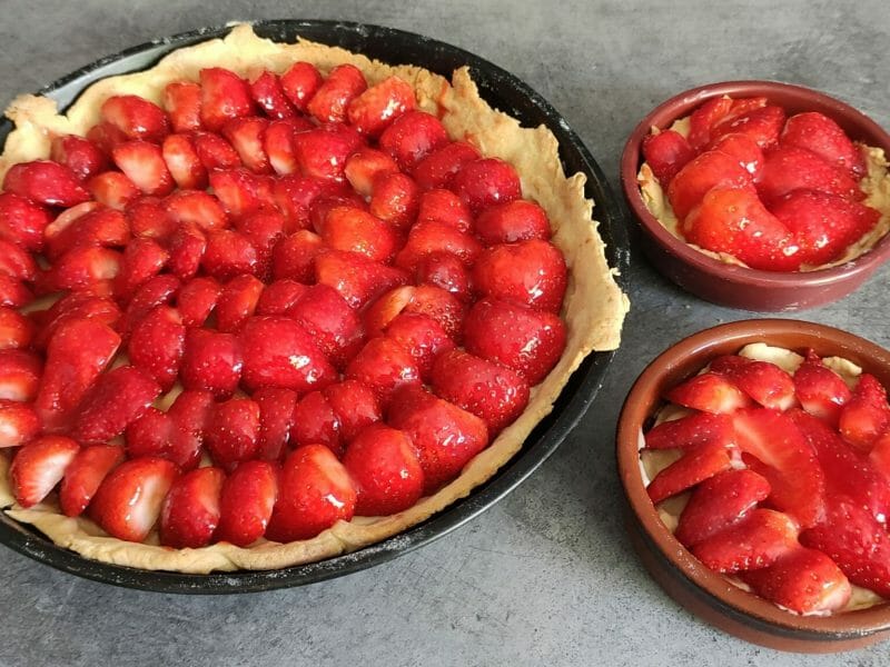 Cliquez pour zoomer ! Tarte aux fraises Thermomix par Melwen