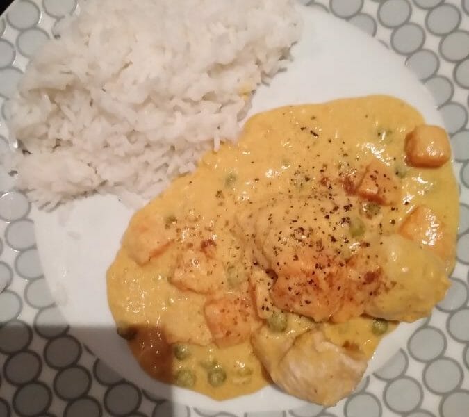 Cliquez pour zoomer ! Curry de poulet aux patates douces Thermomix par Laura_49