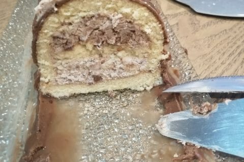 Cliquez pour zoomer ! Bûche Ferrero Rocher Thermomix par Prisca