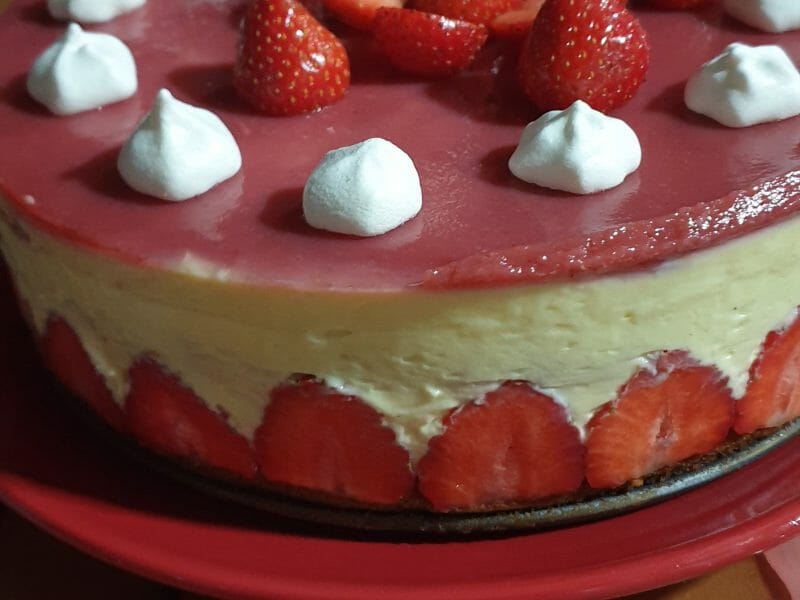 Cliquez pour zoomer ! Fraisier Thermomix par LineC