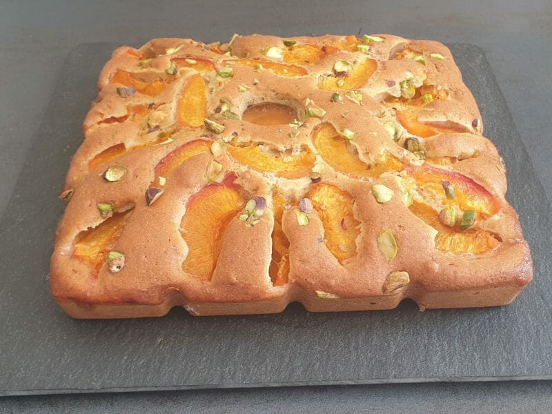 Cliquez pour zoomer ! Gâteau moelleux aux abricots Thermomix par LineC