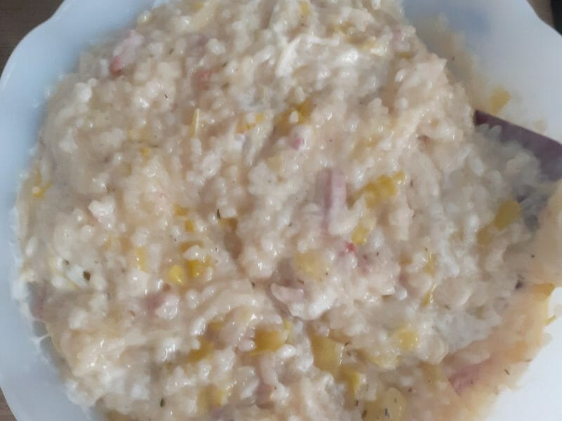 Cliquez pour zoomer ! Risotto poireaux et lardons Thermomix par Annick62