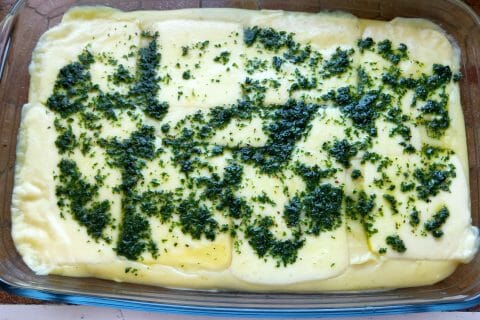 Cliquez pour zoomer ! Gratin de purée de pommes de terre aux épinards Thermomix par binbeetle