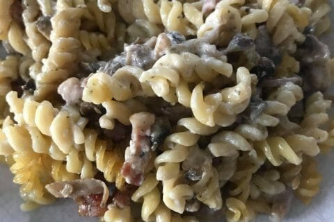 Cliquez pour zoomer ! Gratin de pennes aux champignons Thermomix par Melanie_44