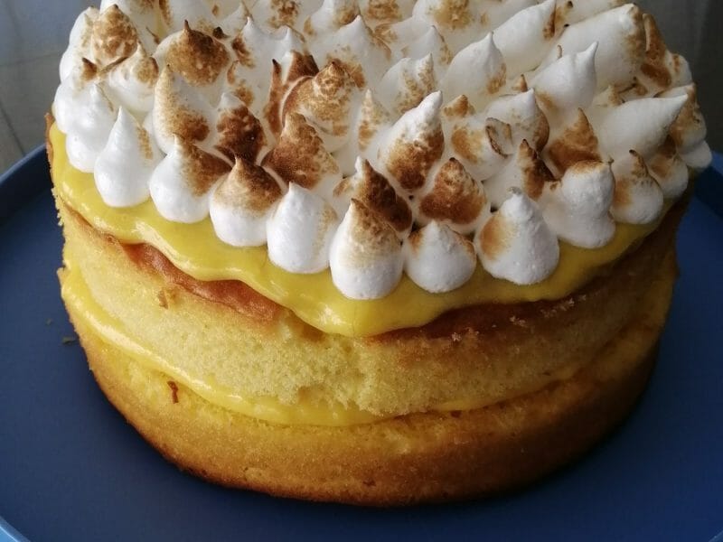 Cliquez pour zoomer ! Gâteau au citron meringué Thermomix par Gessica