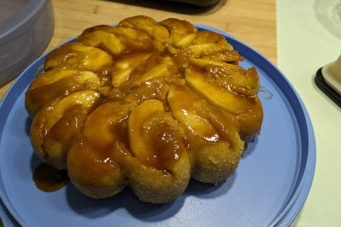 Cliquez pour zoomer ! Gâteau renversé aux pommes caramélisées Thermomix par Gessica