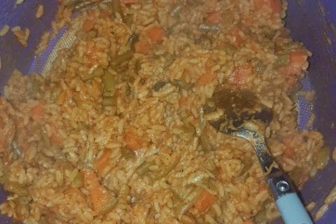 Cliquez pour zoomer ! Riz safrané aux petits légumes Thermomix par Lizoush