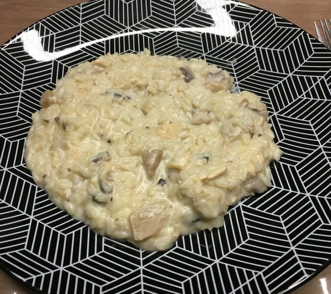 Cliquez pour zoomer ! Risotto poulet et champignons Thermomix par Agnès B