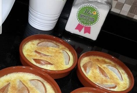 Cliquez pour zoomer ! Petits flans à la poire Thermomix par Rachida 🇲🇦