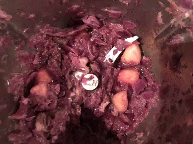 Cliquez pour zoomer ! Chou rouge, lardons et pommes Thermomix par Choune68