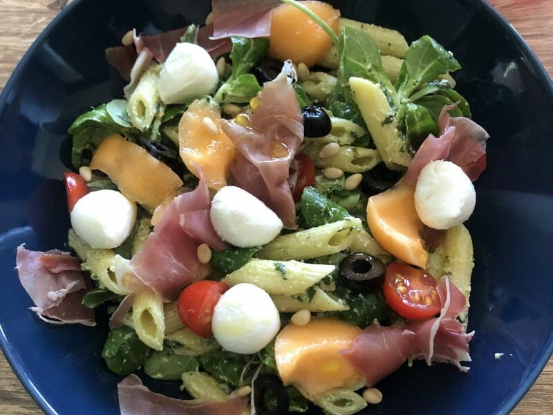 Cliquez pour zoomer ! Salade de penne à l’italienne Thermomix par Choune68