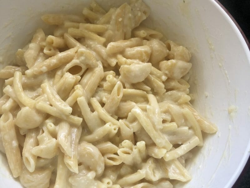 Cliquez pour zoomer ! Macaroni sauce Alfredo Thermomix par Choune68