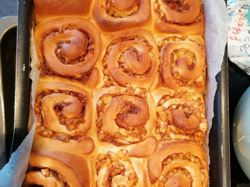 Cliquez pour zoomer ! Roulés aux pommes et à la cannelle Thermomix par pecoraa
