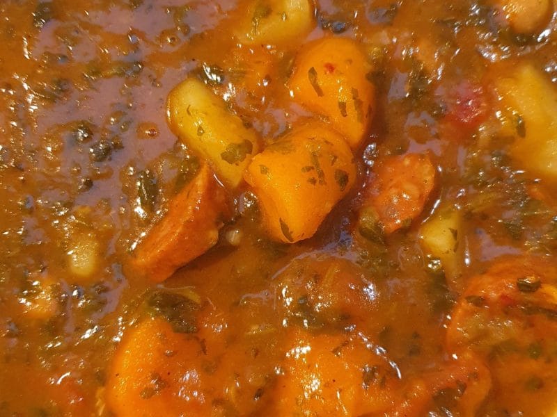 Cliquez pour zoomer ! Ragoût de pois chiches au chorizo et épinards Thermomix par GervaiseLeo