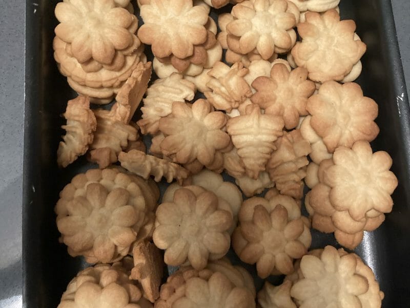 Cliquez pour zoomer ! Sablés à la presse à biscuits Thermomix par Betty🌸