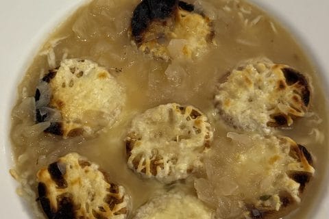 Cliquez pour zoomer ! Gratinée à l’oignon Thermomix par Sandrine