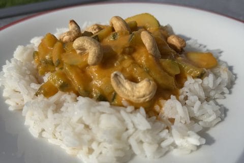 Cliquez pour zoomer ! Curry de courgettes au lait de coco Thermomix par Sandrine