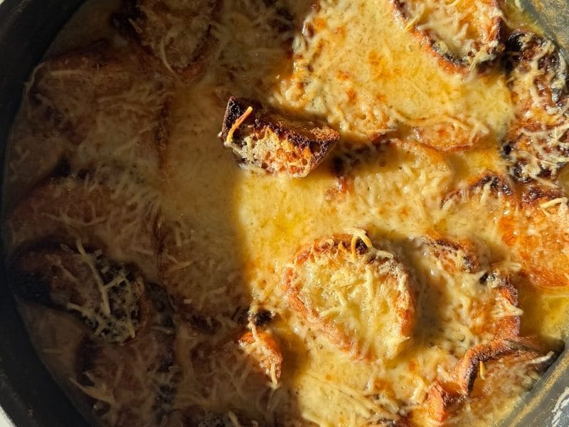 Cliquez pour zoomer ! Gratinée à l’oignon Thermomix par Sandrine