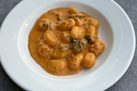 Cliquez pour zoomer ! Poêlée de gnocchi express Thermomix par Sandrine